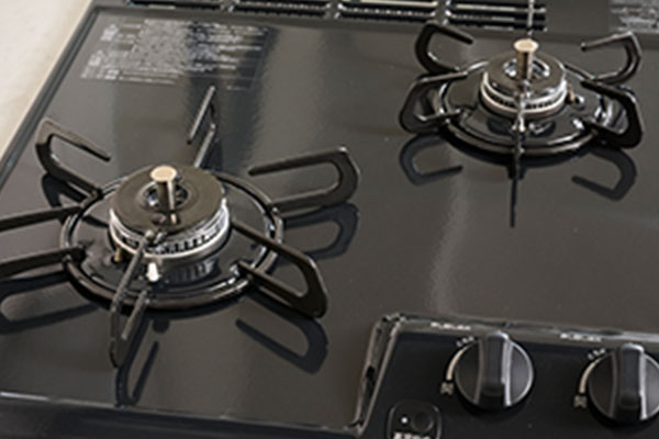 ２口水無グリルコンロ