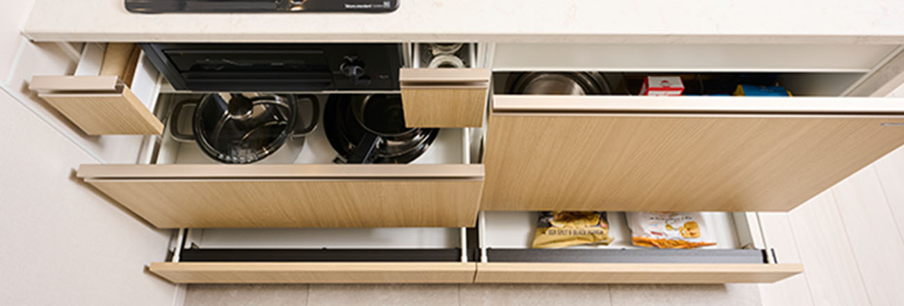 キッチンスライド収納