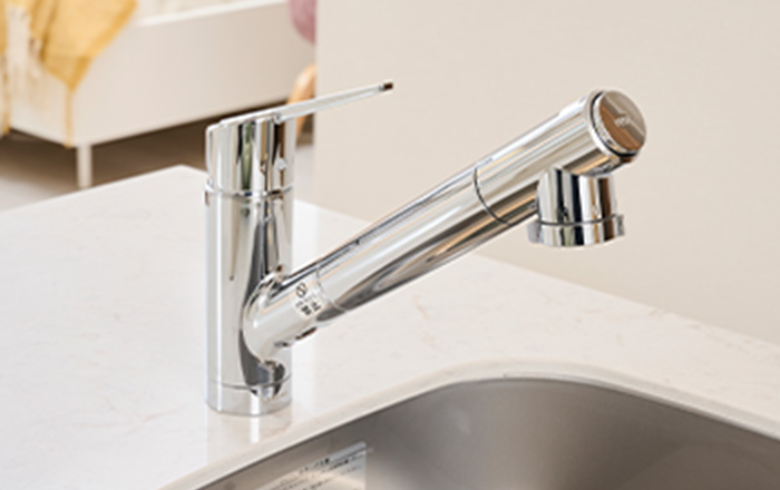 浄水器一体型混合水栓